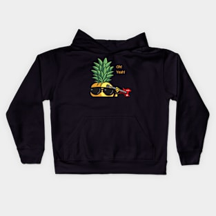 Heavy Metal Pineapple - Cute Funny Kids Hoodie